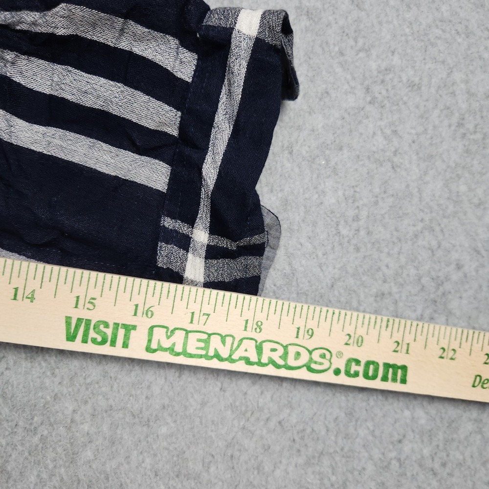 Lucky Brand Shirt Womens Large Black White Plaid Casual Streetwear Button Up - Picture 6 of 7